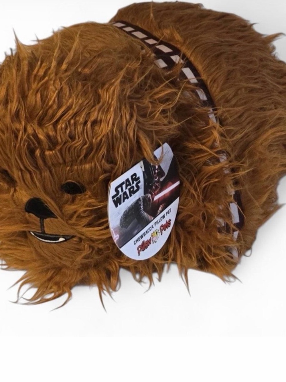 Star Wars Chewbacca Plush Pillow Pet - Warm Brown Fur with Bandolier